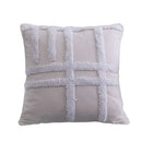 GobekUsa Geometric Tufted Tassel Cushion Cover Cotton Canvas Fall Pillow Cover