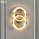 GobekUsa Crystal Nordic Wall Sconce for Home Decoration, Bedside Bedroom Lamp