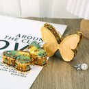 GobekUsa Butterfly Enamel Gem Jewelry Box - Small Earring Organizer for Home Décor