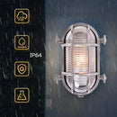 GobekUsa Industrial Outdoor Wall Lamp Waterproof LED Wall Light for Porch Garden Balcony