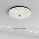 GobekUsa Glass Round Ceiling Lamp: Simple Luxury for Bedrooms