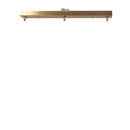 GobekUsa Green Glass LED Pendant Lamp with Copper Wood Handle for Modern Nordic Home Decor