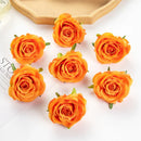 GobekUsa 10Pcs Silk Blue Rose Wedding Party Decoration DIY Bridal Accessories Artificial Flowers
