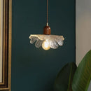 GobekUsa Japanese Style Copper Glass Chandelier Pendant Lights for Living Room Bedroom Bar