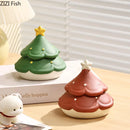 GobekUsa Christmas Tree Ceramic Ashtray – Creative Office Desktop Weed Ash Tray Gift
