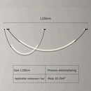 GobekUsa Designer Arc Line Restaurant Lighting Chandelier