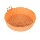 GobekUsa Air Fryer Silicone Basket Trays Baking Grill Pan Pizza Mat Accessories