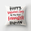 GobekUsa Love Heart Print Pillow Covers 45x45cm Home Decor Sofa Cushion Case