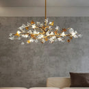 GobekUsa Copper Branch Pendant Chandelier for Luxury Living Room & Restaurant