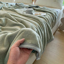 GobekUsa Coral Velvet Summer Blanket: Extra Soft, Skin-friendly, Machine Washable