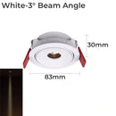 GobekUsa LED Mini Ceiling Downlights: Anti-Glare Spot Lighting Fixture for Cabinets, Showcases, and more