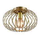 GobekUsa Iron Art Ceiling Light for Living Room Bedroom Hallway Kitchen Balcony