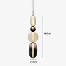 GobekUsa Candy Glass Ceiling Hanging Chandelier for Loft Living Room