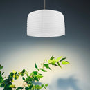 GobekUsa Elegant Column Floor Lamp with Rice Paper Shade for Living Room