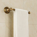 GobekUsa Aluminium Wall Mounted Round Towel Holder in Antique Brass - Classic Bathroom Accessories
