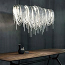 GobekUsa Aluminum LED Chandelier for Modern Interior Decor, Living Room, Dining Room, Kitchen Island, Bedside Wall Lamp