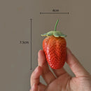 GobekUsa Fruit Sculpture Tea Caddy Home Decor Ornament Strawberries Persimmon Decoration