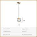 GobekUsa Crystal LED Pendant Lights for Home Decor Lighting