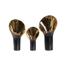 GobekUsa Golden Trumpet Ceramic Flower Vase Home Decoration Accessories