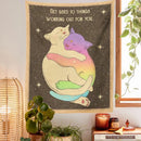 GobekUsa Cat Tapestry Tarot Wall Hanging for Living Room Bedroom Kids Room Decor