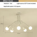 GobekUsa Gold Black Sputnik Chandelier Pendant Light for Living Room Bedroom Farmhouse