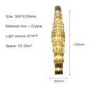 GobekUsa Crystal Nordic Wall Lamp Modern Luxury Home Decor Wall Sconce