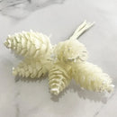 GobekUsa Ivory Flower Cherry Stamen Berries Bundle for DIY Christmas Wedding Decor