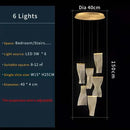 GobekUsa Duplex Building Chandelier: Modern, Luxurious, LED, Large, Creative, Villa Pendant Lamp