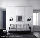 GobekUsa Black Modern Wall Lamp for Bedroom Bathroom Living Room Hallway