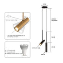 GobekUsa Black Chandelier Pendant Light for Bedroom, Bar, and Coffee Decor