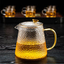 GobekUsa Glass Tea Pot Set for Kung Fu Tea and Coffee Brewing