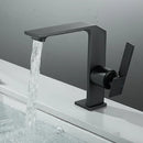 GobekUsa Brush Gold Basin Faucet: Solid Brass Bathroom Mixer Tap, Single Handle Deck Mounted