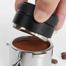 GobekUsa Coffee Distribution Tool: Adjustable Palm Tamper, Stainless Steel, 3 Angled Slopes