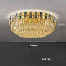 GobekUsa Crystal Chandelier LED Lighting for Living Room