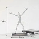 GobekUsa Abstract Couple Statue for Desk Decoration and Room Aesthetics