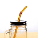 GobekUsa Glass Straws Set - Eco-Friendly Reusable Colorful Drinking Tubes