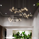 GobekUsa Bubble Ball LED Pendant Light Fixture for Hall, Dining Room, Bedroom - Height Adjustable