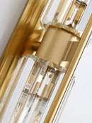 GobekUsa Crystal Wall Light: Minimalist Bedside Loft Wall Sconce for Living Room