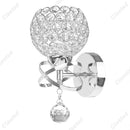 GobekUsa Crystal Wall Light: Elegant Bedroom Bedside Lamp E27 Sconce, European Design