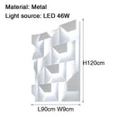 GobekUsa Geometric Art Indoor Wall Lamp for Bedroom Living Room Staircase Home Decor