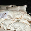 GobekUsa High Quality Brocade Jacquard Cotton Luxury Bedding Set: 1 Duvet, 1 Sheet, 2 Pillowcases