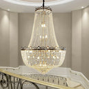 GobekUsa Crystal LED Chandelier for Living & Dining Room Luxury
