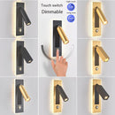 GobekUsa Dimmable LED Wall Sconce Rotation Reading Light for Bedroom Living Room