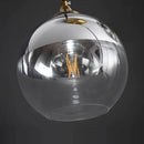 GobekUsa Industrial Glass Pendant Light for Dining Table, Kitchen, Bar, Office - E27