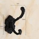 GobekUsa Antique Bronze Wall Hooks, Clothes Towel Coat Robe Metal Hanger Rack
