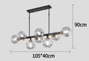 GobekUsa LED Pendant Chandeliers: Modern Indoor Lighting for Living Room and Dining Room