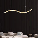 GobekUsa Crystal Chandelier Pendant Lamp Hanging Light for Living Room