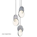 GobekUsa Geometric Circle Gold Iron Pendant Light Chandelier