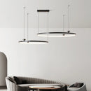 GobekUsa Circular All-Copper Italian Style LED Pendant Lamp for Living Room and Bedroom