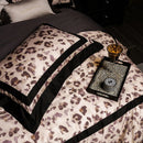 GobekUsa Leopard Print Luxury Bedding Set Queen King Size Duvet Cover Sheet Pillowcases